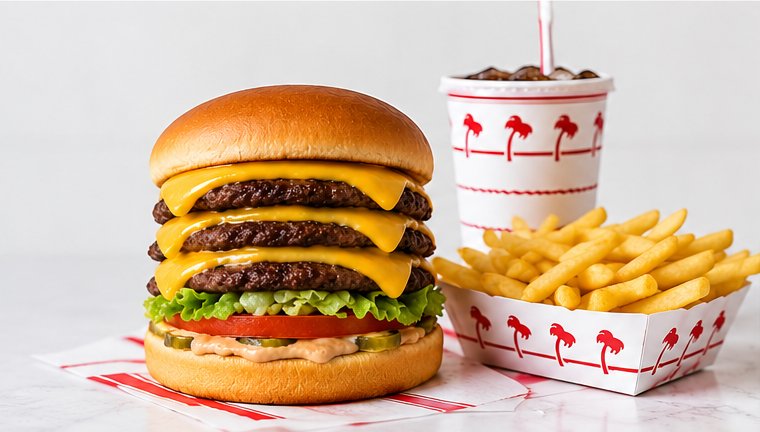 #4 3×3 Cheeseburger Combo